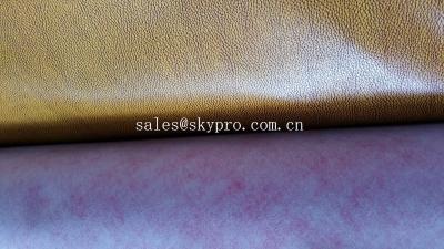 China Cuero artificial de la PU de la tapicería, cuero sintético de la PU con el forro no tejido en venta