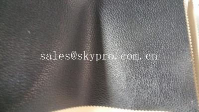 China Colorful breathable polyurethane synthetic leather with non woven back for sale