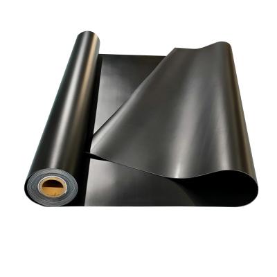 China 5 Mm Thick PVC Glossy Black Flat Cleated Conveyor Belt Glossy Finish Open for sale