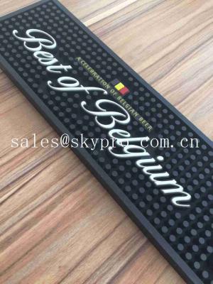 China PVC Anti - Skidding Absorbable Bar Mat / Neoprene Rubber Bar With Custom Printing for sale