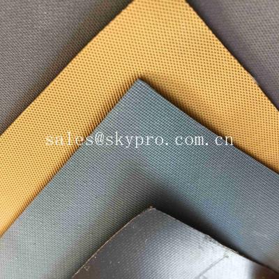China Tan khaki Neoprene Fabric Roll , Hypalon Rubber Fabric for Boats with Matt Surface for sale
