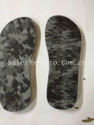 China Custom Camouflage EVA Foam Sheet , Antiskid Cut Out Beach Flip Flops Soles for sale