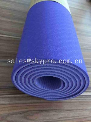 China Durable High Density Durable TPE Yoga Mat 3mm-15mm Thickness For Gym for sale
