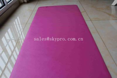 Chine Nattes non-toxiques de yoga d'exercice de feuille de mousse d'EVA imprimées par coutume mince à vendre