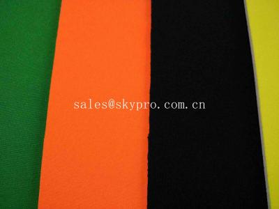China Colorful 3mm Thick Thick Neoprene Fabric , SBR SCR CR Neoprene Airprene Fabric for sale