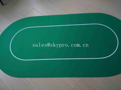 China Foldable Poker Felt Gambling Table Mat , Professional Mahjong Table Mats for sale
