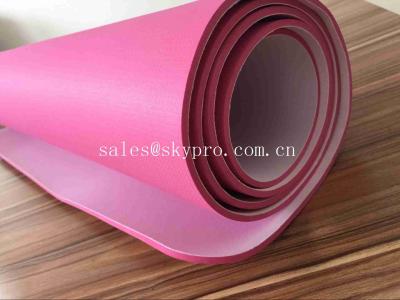 China Closed Cell Yoga EVA Foam Sheet Silk Screen Printing PVC Exercise Trainning Mats for sale
