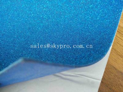 China Multi - Color Snow Flake Glitter Adhesive Shiny Sticker 2mm Thick Sparkly Glitter EVA Foam for sale