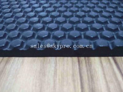 China 5mm Black EVA Foam Sheet Eco friendly Waterproof Round Button Stud Pattern for Flip Flops Shoe Soles for sale