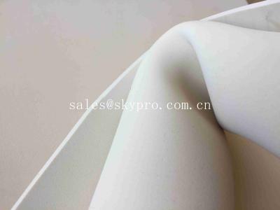 China CR Rubber Foam Heat Resistance Neoprene Fabric Roll With 1-40mm Thickness for sale