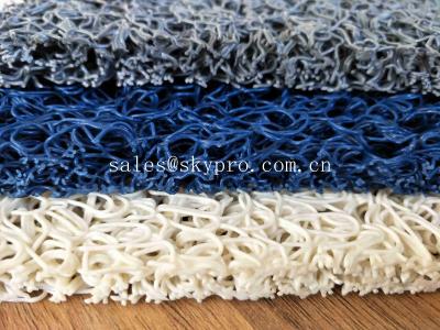 Chine Tapis en caoutchouc en plastique de plancher imperméable de porte avec la surface de forme de bobine ou de forme de boucle à vendre