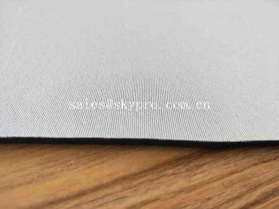 China White And Black Thick Neoprene Fabric 2mm Foam Rolls Neoprene Coated Nylon Fabric for sale