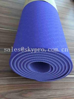 China Reformador de goma de Pilates de la hoja de la yoga del neopreno portátil de la estera reciclable para el ejercicio en venta