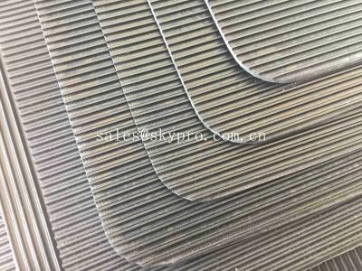 China Insertion Rubber Table Fine Strip Anti - Static Rubber Sheet Floor Mat Good Flexible Elastomeric for sale
