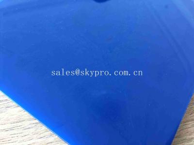 China Dark Blue Polyurethane PU Flat Skirt Sheet Industrial Production Line PU Rubber Skirt Board for Conveyor Belt for sale