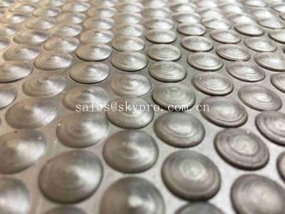 China 8mm-20mm Thickness Bubble Coin Interlocking Cow Horse Stable Rubber Mat Shock Absorption Rubber Mat for sale