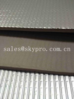 China REACH ROHS SGS Thermal Insulation Foam Sheet Aluminum Oil Coat Reflective Foam Rubber Sheets for sale