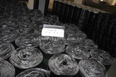 China Black Bitumen Self Adhesive Waterproof Rubber Roofing Membrane Length 10-7.5m for sale