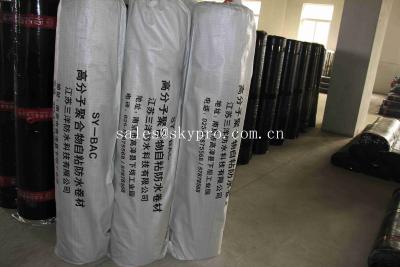 China Exposed Single Layer Roof Rubber Sheet Roll EPDM Waterproof Membrane for sale