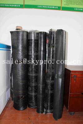 China Self Adhesive Elastomeric Asphalt Rubber Sbs Modified Bitumen Roofing Membrane for sale
