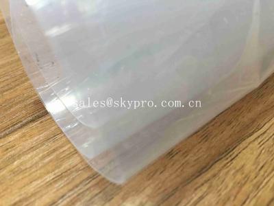 China Transparent Sticky Silicone Rubber Sheet Rolls Medical Grade Customized for sale