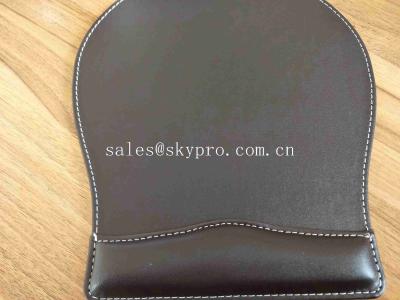 China OEM Customized Printing Office PU Leather Mouse Mat Fashion Computer Mouse Pad for sale