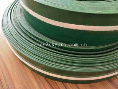 China Non - Skid 1mm PVC Conveyor Belt Industrial Conveyor Belts With Skirt Sidewall for sale