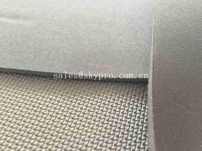 China Super Stretch Anti Skid 2mm Neoprene Shark Skin Rubber SBR CR Embossing Soft Black for sale