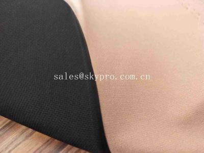 China Closed Cell Foam Coated CR Neoprene Fabrics 3mm Soft Heat Resistant Texture for sale