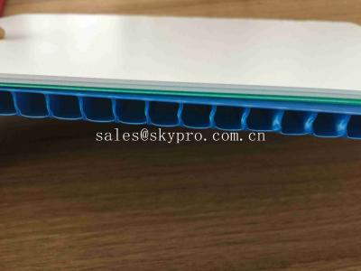 China Polypropylene Plastic Core Flute Sheet PP Plastic Honeycomb Board With Logo Printing for sale