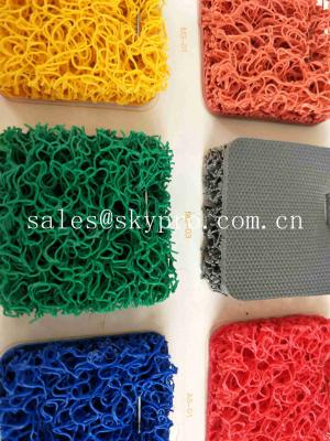 China PVC Coil Outdoor Non - Slip Rubber Mats Double Colorful PVC Mat For Swimming Pool for sale