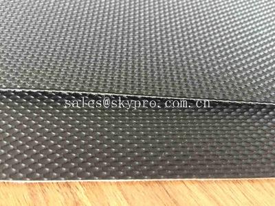 China Industrial Diamond / Golf Pattern PVC Conveyor Belt Treadmill Conveyor Belt Antistatic for sale