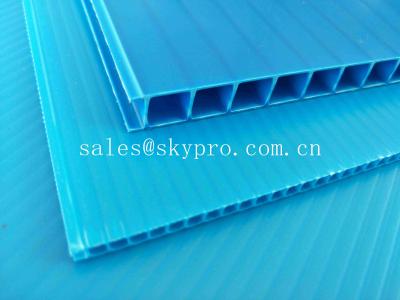 China Ultraviolet - Proof Clear Plastic Hollow Board Corrugated Environmentally Friendly for sale