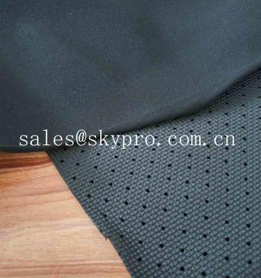 China Tela de nylon perforada del neopreno del rollo ultra fino de la tela con neopreno del poliéster en venta