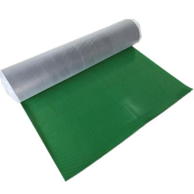 China Green color 2mm type rubber material ESD antistatic rubber floor mat for sale