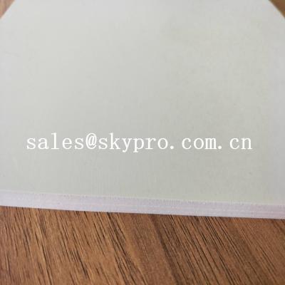 China Smooth Latex Rubber Sheet Roll Non Toxic Silicone Soft White SBR Rubber Sheet for sale
