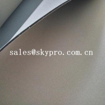 China Customized anti-shock neoprene foam sheet two sided coated polyester jersey nylon fabric for sale