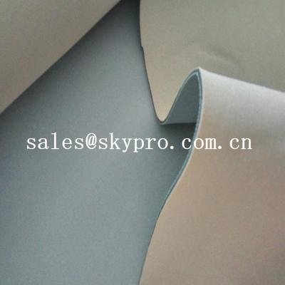 China Waterproof a tela preta branca revestida dobro do lycra dos lados do rolo dois da tela do neopreno de 2.5mm à venda