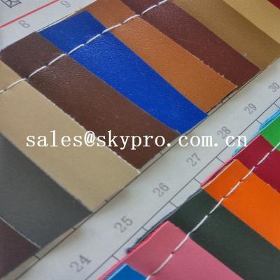 China Customized New Style PVC Synthetic Leather For Sofa Bag With Polyester Backing for sale