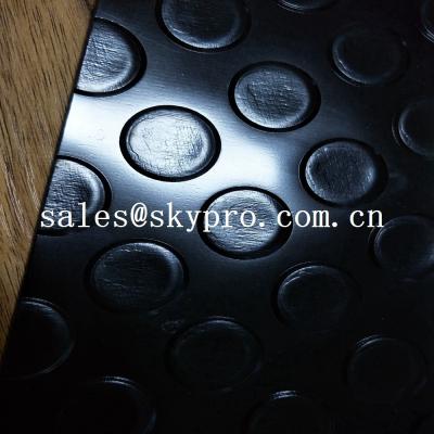 China Non slip silver color Plastic Sheet  thin gloosy PVC diamond thread pattern floor mat for sale