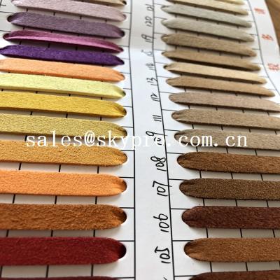 Cina Cuoio di camoscio Colourful dell'autolavaggio del camoscio 0.6-2 millimetri per le borse/scarpa in vendita
