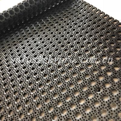 China Interlocking Anti Fatigue Rubber Mats , 914mm X 914mm NR + SBR Floor Holes Mat for sale