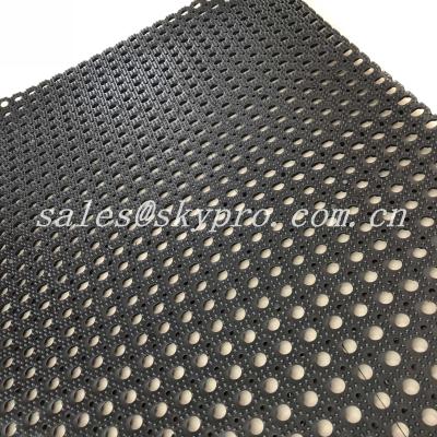 China Waterproof Holes Hollow Interlock Rubber Kitchen Floor Mats 3/8”Or 5/8” for sale