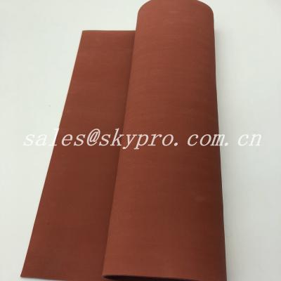 China Red Soft Customized Neoprene Rubber Sheet Silicone Rubber Foam Sponge for sale