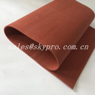 Chine Épaisseur flexible douce rouge/transparente 0.1-30mm de feuille de mousse en caoutchouc de silicone à vendre