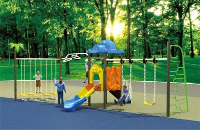China small set toddler outdoor swing adventure playsets with slide for sale