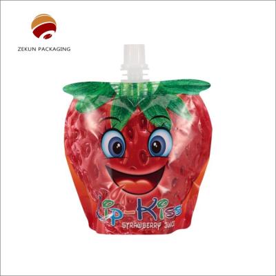 China Liquid Drinking Spout Pouch For Juice Bags for sale