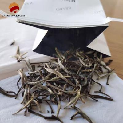 China Saco de embalagem de chá personalizado CMYK Gravura Impressa à prova de umidade e à prova de poeira Bolsa de papel de alumínio à venda