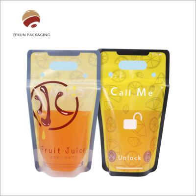 China Resealable Juice Packaging Pouch Recyclable Liquid Pouches Customization for sale