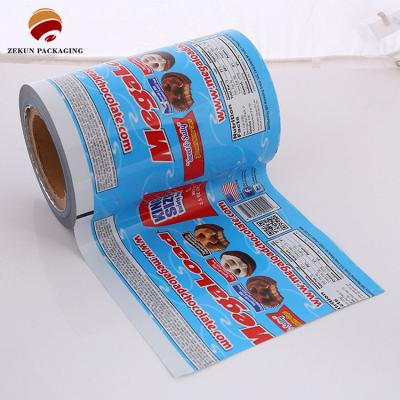 China 50-150Mic Thickness Plastic Packaging Film Roll For Food Detergent Packaging for sale
